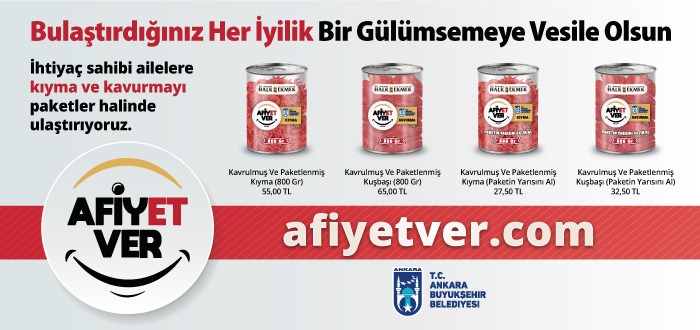 “AFİYET VER” KAMPANYASI BAŞLADI