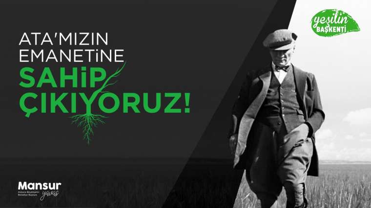 SN. MANSUR YAVAŞ’IN TALİMATI İLE ANKET A.Ş. ATATÜRK ORMAN ÇİFTLİĞİ’NDEN KİRALANAN ALANA REKREASYON VE PARK ALANI YAPACAK